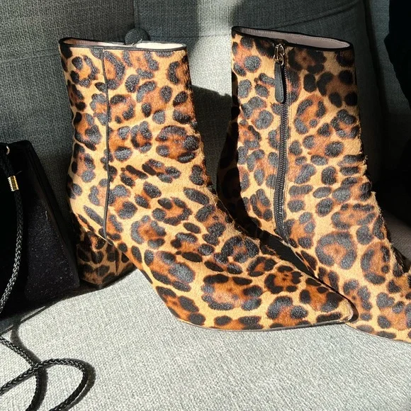 J. Crew Sadie boots in Leopard Calf Hair - Picture 3 of 8